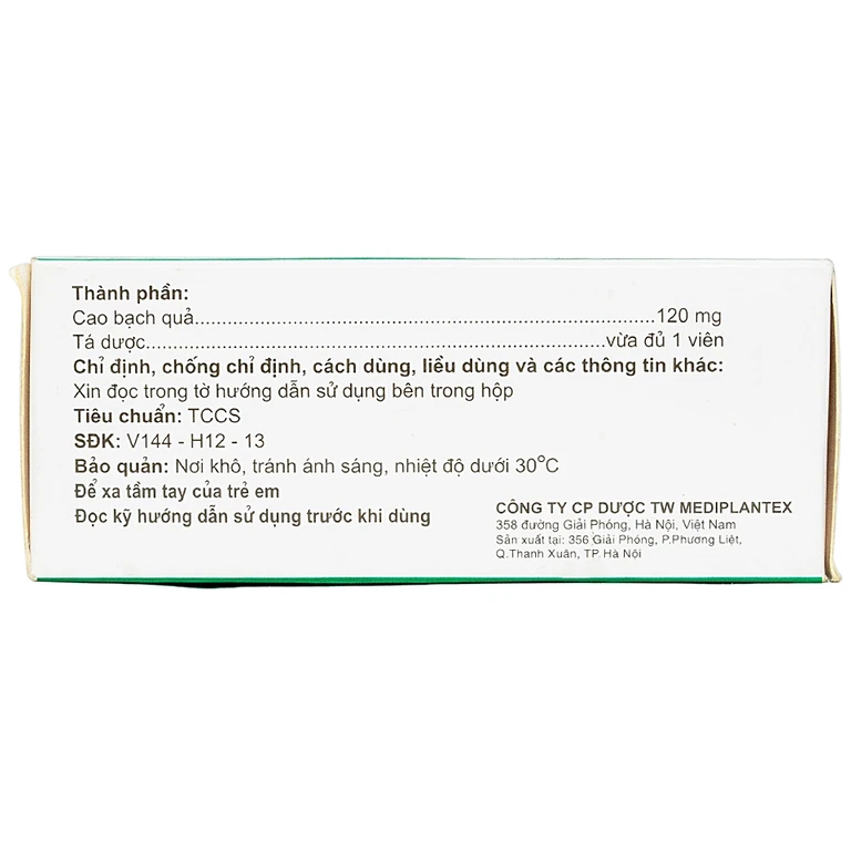 Thuốc Gintana 120 Mediplantex (Hộp 60 Viên) – Điều Trị Thiểu Năng Tuần Hoàn Não, Giảm Mất Trí Nhớ, Hội Chứng Khập Khiễng Cách Hồi - Ảnh 3