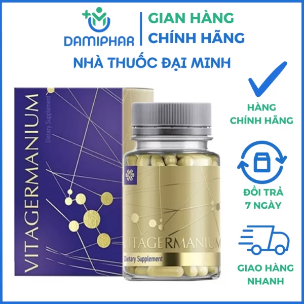 Viên Uống Hỗ Trợ Tăng Cường Miễn Dịch VitaGermanium - Giảm Cholesterol, Tốt Cho Tim Mạch - Hình ảnh 2