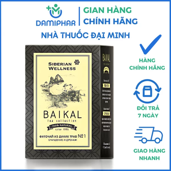 Trà Thảo Mộc Baikal N1 Tea Collection Herbal Tea No 1 Hộp 30 Gói - Giúp Thanh Nhiệt Giải Độc Và Hỗ Trợ Nhuận Tràng