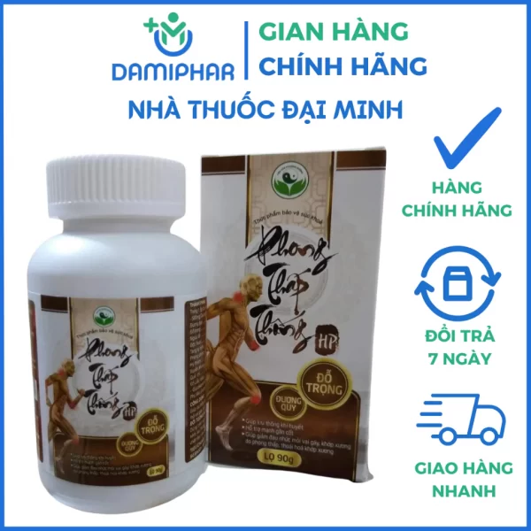 Phong Thấp Thống HP Lọ 90g - Hỗ Trợ Mạnh Gân Cốt, Giúp Giảm Đau Nhức Mỏi Vai Gáy, Khớp Xương