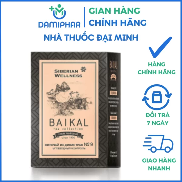 Trà Thảo Mộc Baikal Tea Collection Herbal Tea No 9 Hộp 30 Gói - Trà Tiểu Đường