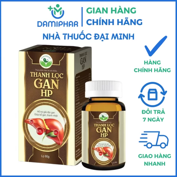 Gan HP Lọ 90g - Thanh Nhiệt, Mát Gan, Giải Độc Gan, Tăng Cường Chức Năng Gan