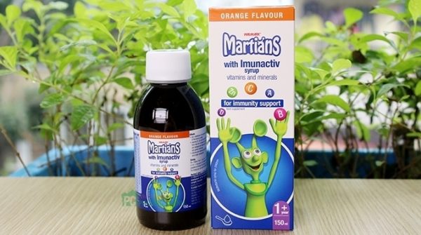 Martians with Imunactiv syrup - Tăng cường sức đề kháng cho trẻ