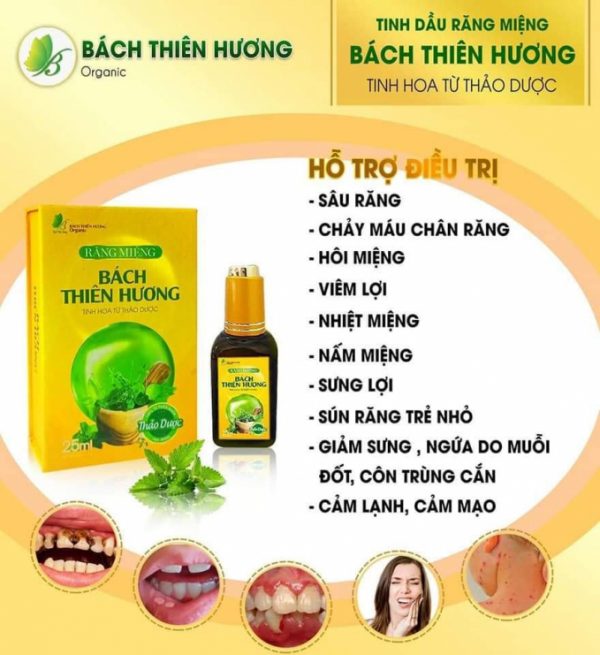 TINH DẦU RĂNG MIỆNG BÁCH THIÊN HƯƠNG - Hình ảnh 2