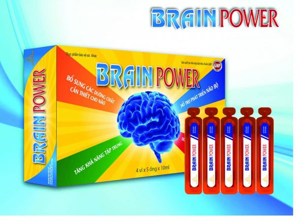 BRAIN POWER - BỔ SUNG ĐẦY ĐỦ DƯỠNG CHẤT CHO NÃO BỘ, TĂNG CƯỜNG TRÍ NHỚ, THÚC ĐẨY TƯ DUY NÃO BỘ