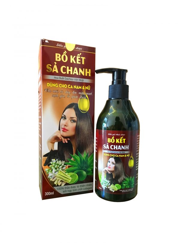 DẦU DƯỢC LIỆU GỘI BỒ KẾT SẢ CHANH - PHỤC HỒI TÓC HƯ TỔN