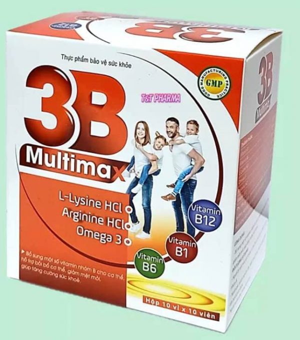 VIÊN BỔ SUNG VITAMIN 3B MULTIMAX - TĂNG CƯỜNG SỨC KHỎE - Hình ảnh 2