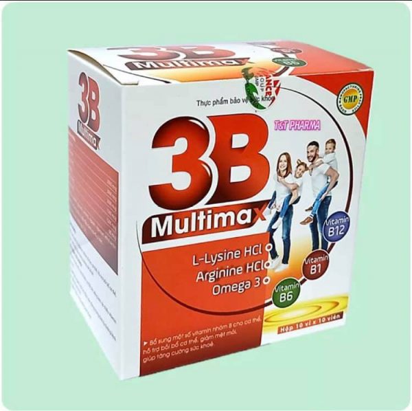 VIÊN BỔ SUNG VITAMIN 3B MULTIMAX - TĂNG CƯỜNG SỨC KHỎE