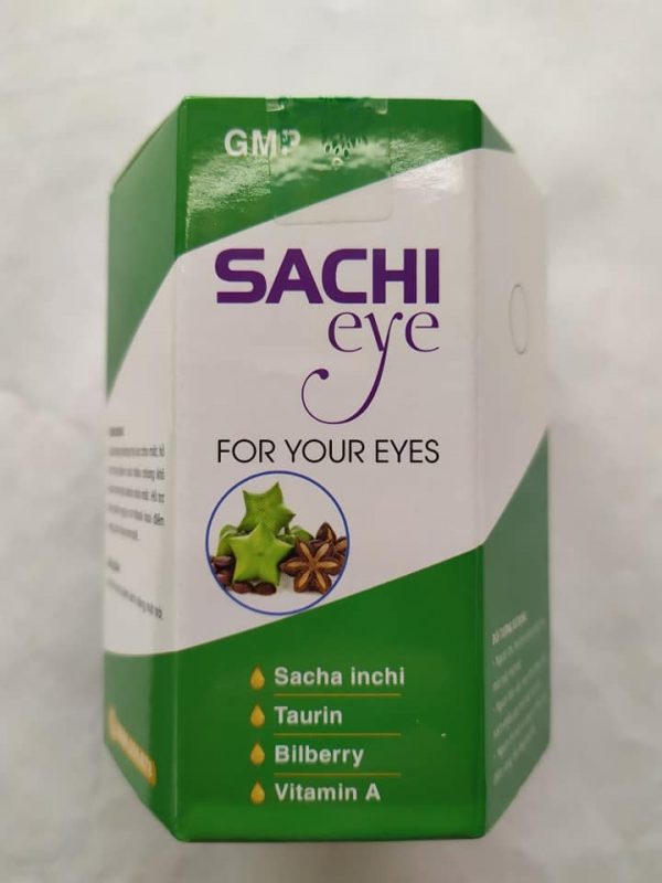 SACHI EYE - TĂNG CƯỜNG THỊ LỰC, NGỪA KHÔ MẮT, NHỨC MỎI - Hộp 12 ống x 10ml