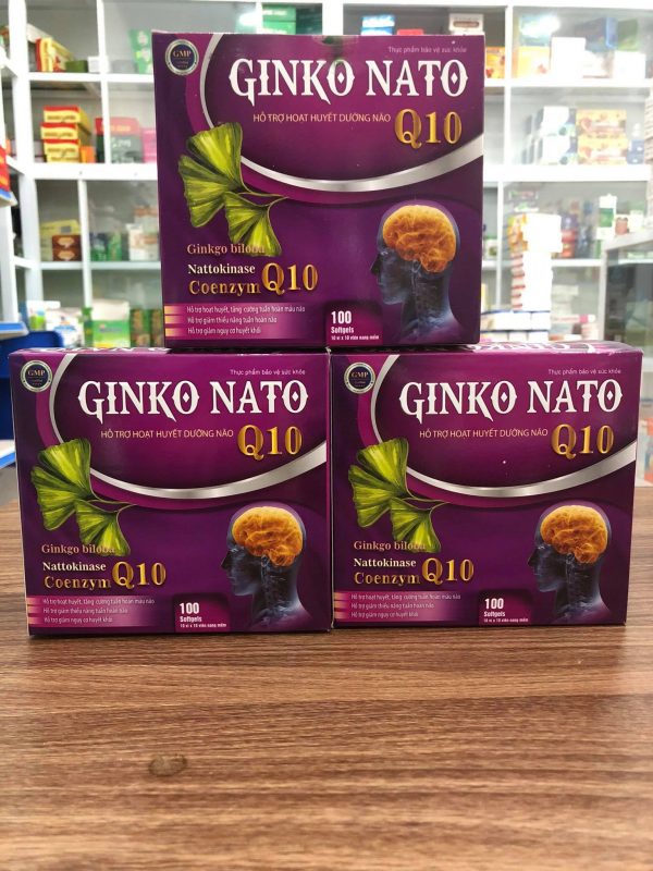 HOẠT HUYẾT DƯỠNG NÃO GINKO NATO Q10 - Hình ảnh 2