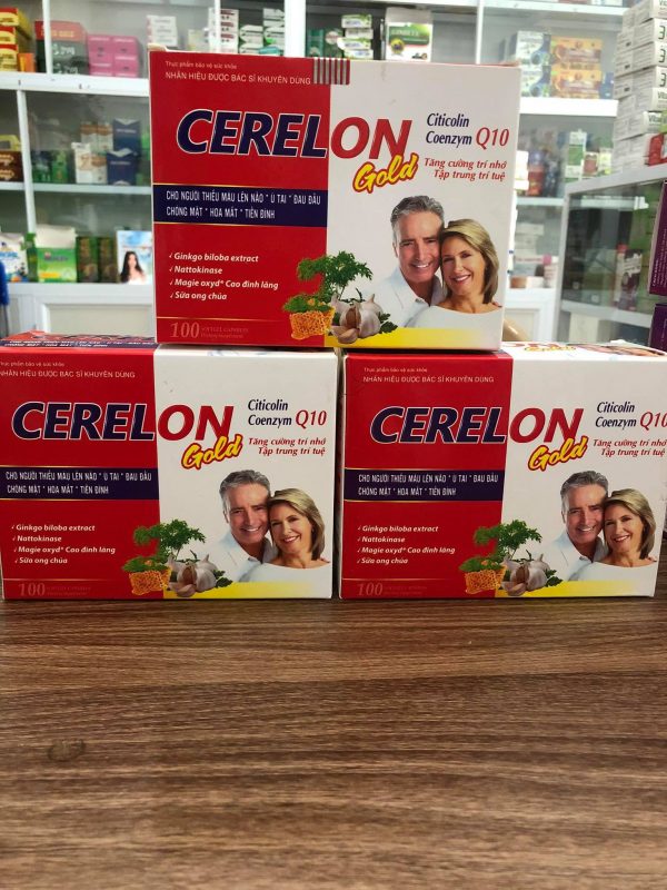 CERELON GOLD - BỔ SUNG DƯỠNG CHẤT CHO NÃO BỘ