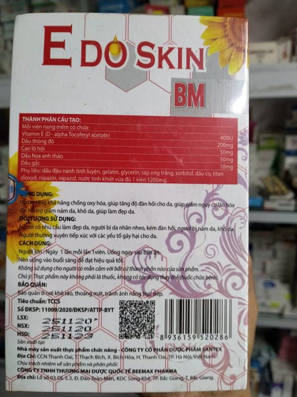 E DO SKIN BEAUTY'S- BM - GIẢM NÁM, SÁNG DA - Hình ảnh 2