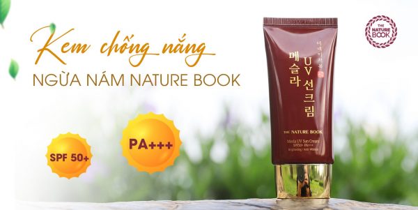 Kem chống nắng ngừa nám Nature Book - The Nature Book Mesla UV Sun Cream SPF50+ PA+++ - Hình ảnh 6