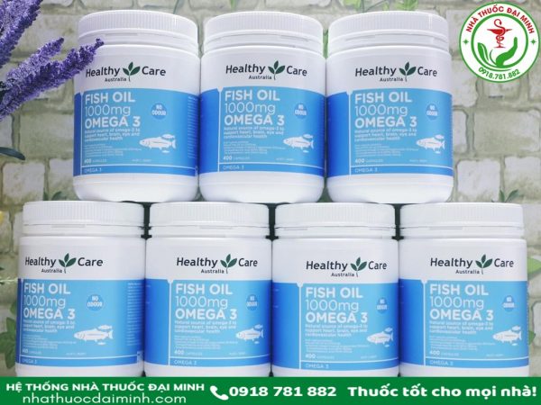 Viên uống dầu cá Omega-3 Healthy Care của Úc - Hình ảnh 3