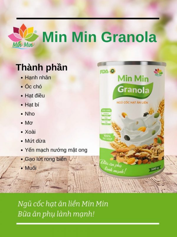 Ngũ Cốc Granola Min Min – Bữa Ăn Lành Mạnh - Hình ảnh 2