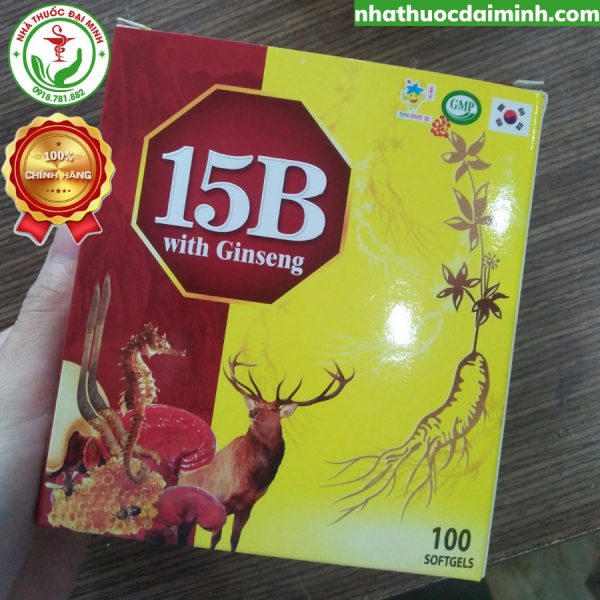 Viên Bổ Tổng Hợp 15B With Ginseng - Giúp Ăn Ngon, Tăng Sức Đề Kháng, Tăng Cường Sức Khỏe