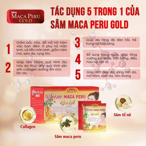 Sâm Maca Peru Gold - Cân Bằng Nội Tiết Nữ (Hàng chính hãng) - Hình ảnh 5