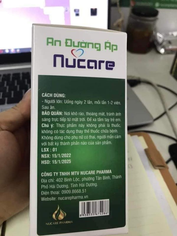 An Đường Áp Nucare Hộp 60 Viên - Hình ảnh 7