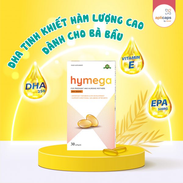 Aplicaps Hymega Hộp 30 Viên – DHA Tinh Khiết Dành Cho Bà Bầu - Hình ảnh 5