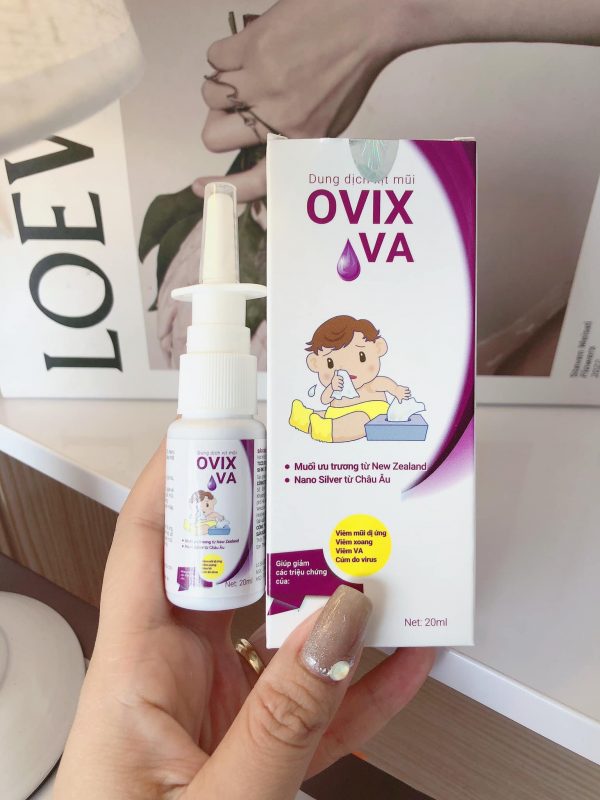 Ovix VA hết lo viêm mũi dị ứng, VA, viêm xoang