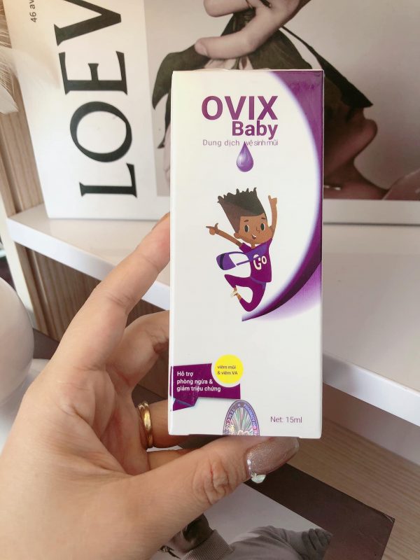 Dung dịch vệ sinh mũi OVIX baby - Hình ảnh 2