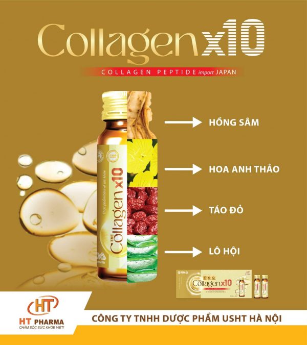 Collagen Nước The Collagen X10 Hộp 8 Lọ - Dưỡng Da, Tăng Đàn Hồi Cho Da - Hình ảnh 6