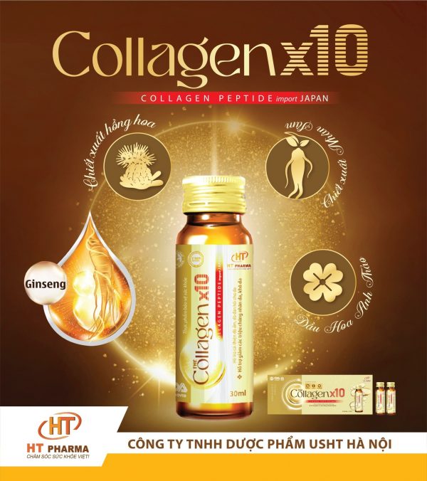 Collagen Nước The Collagen X10 Hộp 8 Lọ - Dưỡng Da, Tăng Đàn Hồi Cho Da - - Hình ảnh 4