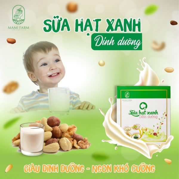 Sữa Hạt Xanh Dinh Dưỡng Mami Farm – Bữa Ăn Lành Mạnh, Bổ Dưỡng Từ Thực Vật - Hình ảnh 3