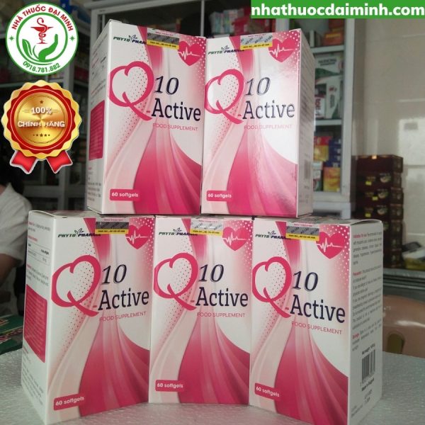 Viên Uống Q10-Active - Bổ Sung Coenzyme Q10, Chống Oxy Hóa, Tốt Cho Tim Mạch