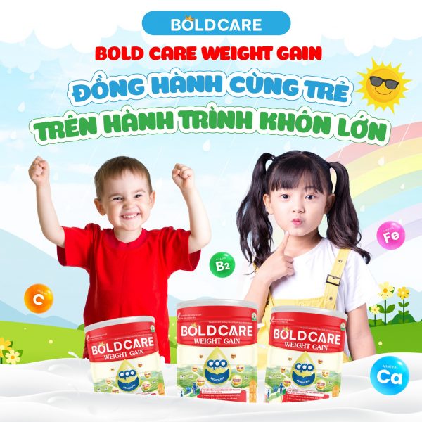 Sữa Dinh Dưỡng Bold Care Weight Gain 900g - Giúp Ăn Ngon Miệng, Tăng Cân, Tăng Đê Kháng - Hình ảnh 2