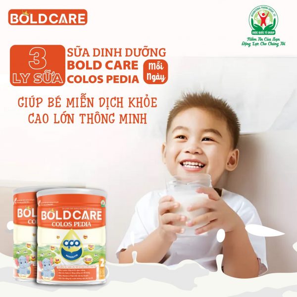 Sữa Dinh Dưỡng Bold Care Colos Pedia 2 900g - Dành Cho Trẻ Biếng Ăn, Chậm Lớn, Trẻ Suy Dinh Dưỡng - Hình ảnh 2