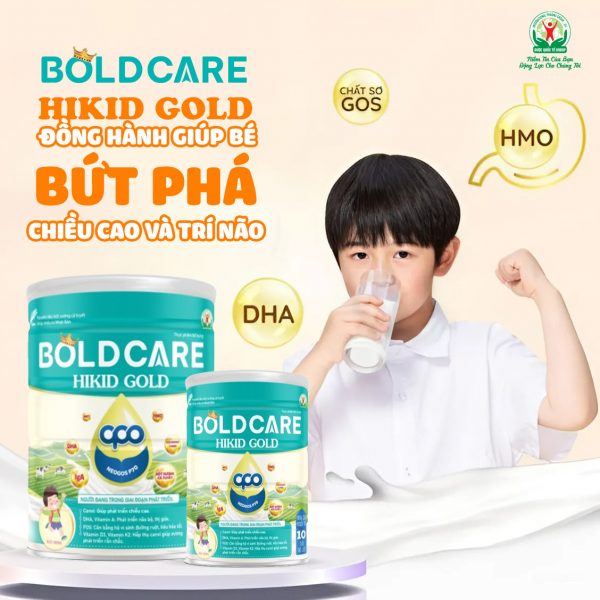 Sữa Care Hikid Gold 900g - Tăng Cường Chiều Cao, Cân Nặng, Phát Triển Trí Não - Hình ảnh 3