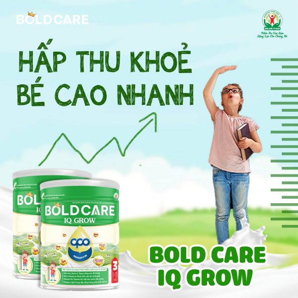 Sữa Dinh Dưỡng Bold Care IQ Grow 900g - Hỗ Trợ Phát Triển Chiều Cao Và Trí Não Cho Trẻ - Hình ảnh 2