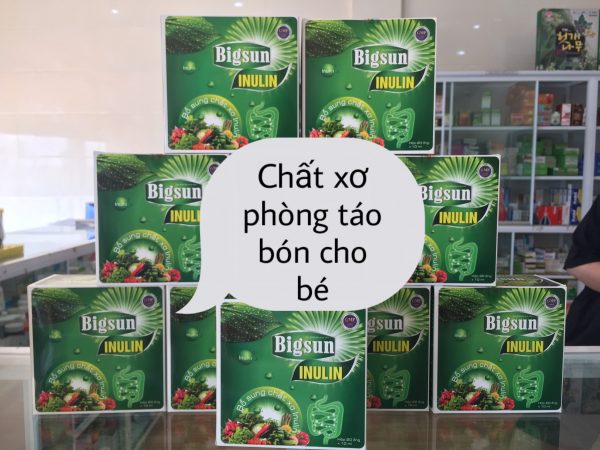 BIGSUN INULIN - BỔ SUNG CHẤT XƠ, PHÒNG TÁO BÓN CHO BÉ