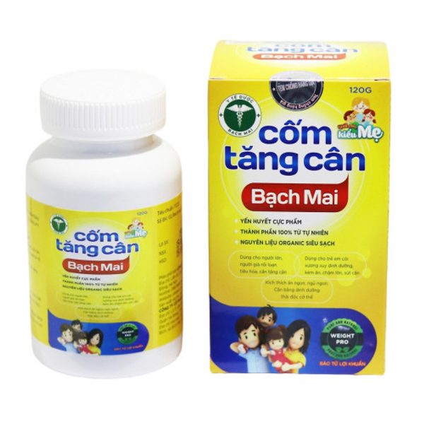 CỐM TĂNG CÂN BẠCH MAI LỌ 120G - Hộp 1 lọ 120g,Việt Nam - Hình ảnh 3