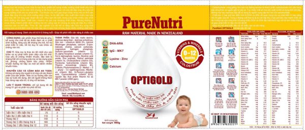 SỮA PURENUTRI OPTI GOLD - Hình ảnh 3