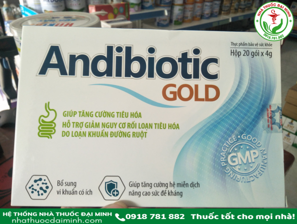 MEN TIÊU HÓA ANDIBIOTIC GOLD