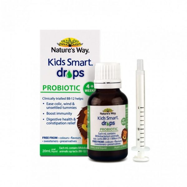 NATURE’S WAY KIDS SMART DROPS PROBIOTIC – BỔ SUNG MEN VI SINH CHO BÉ