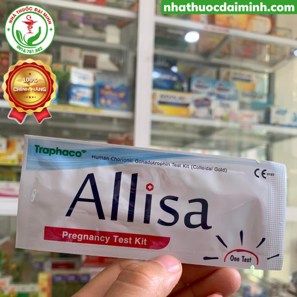 Que Thử Thai Allisa Pregnancy Test Kit Traphaco - Hình ảnh 3