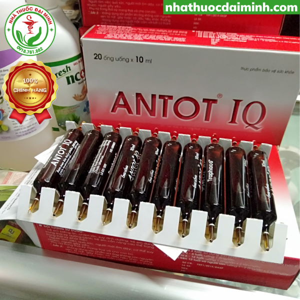 Antot IQ Traphaco Hộp 20 Ống - Siro Bồi Bổ Trí Não Cho Trẻ - Hình ảnh 4