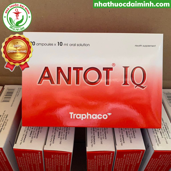 Antot IQ Traphaco Hộp 20 Ống - Siro Bồi Bổ Trí Não Cho Trẻ - Hình ảnh 2