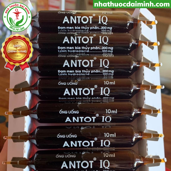 Antot IQ Traphaco Hộp 20 Ống - Siro Bồi Bổ Trí Não Cho Trẻ - Hình ảnh 3