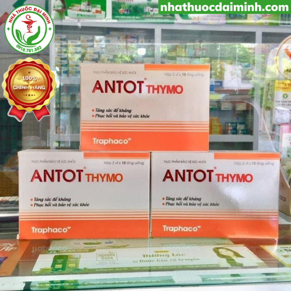 Antot Thymo Hộp 20 Ống - Tăng Sức Đề Kháng, Bảo Vệ Sức Khỏe - Hình ảnh 3