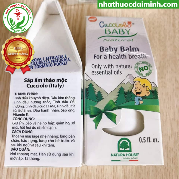 Sáp Giữ Ấm Baby Balm Cucciolo 15ml - Hình ảnh 4