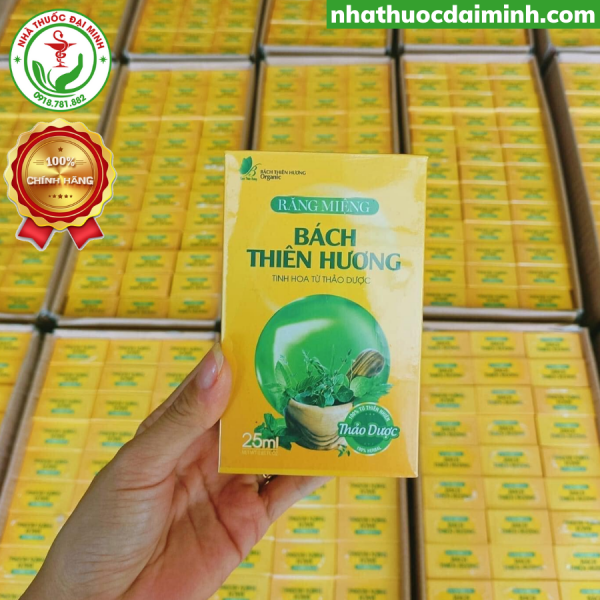 Tinh Dầu Răng Miệng Bách Thiên Hương 25ml - Hỗ Trợ Các Bệnh Răng Miệng, Giảm Hôi Miệng, Sâu Răng - Hình ảnh 4