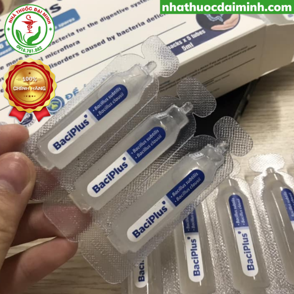 BACIPLUS HỘP 20 ỐNG - MEN VI SINH CẢI THIỆN HỆ TIÊU HÓA - Hình ảnh 3