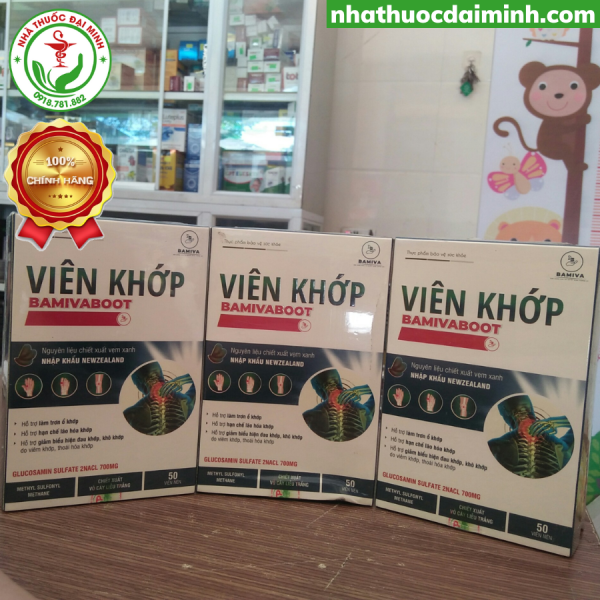 Viên Khớp BamivaFoot Hộp 50 Viên - Hỗ Trợ Làm Trơn Ổ Khớp, Hạn Chế Lão Hóa Khớp - Hình ảnh 3