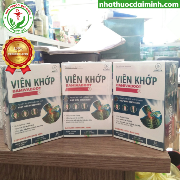 Viên Khớp BamivaFoot Hộp 50 Viên - Hỗ Trợ Làm Trơn Ổ Khớp, Hạn Chế Lão Hóa Khớp - Hình ảnh 2