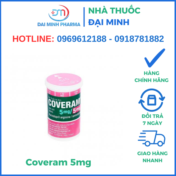 Thuốc Điều Trị Huyết Áp Coveram 5mg - Hình ảnh 3