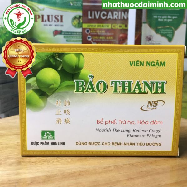 Viên ngậm Bảo Thanh NS không đường - Hình ảnh 3